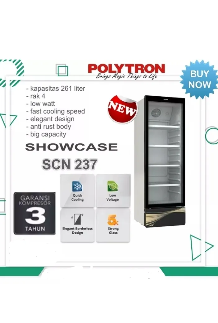 Rmj Online Jual Showcase Polytron Scn L Rak